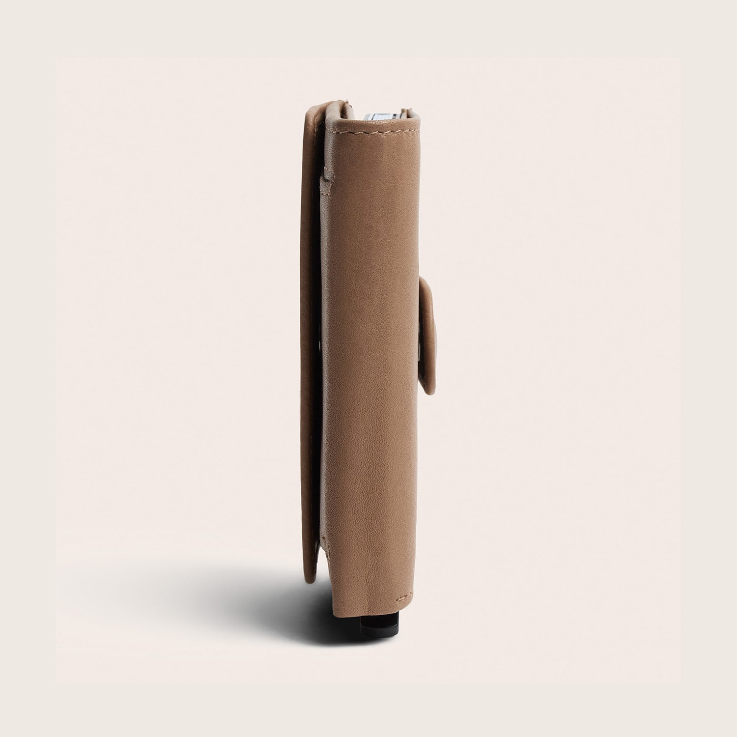 Leren Pasjeshouder Taupe Hollis