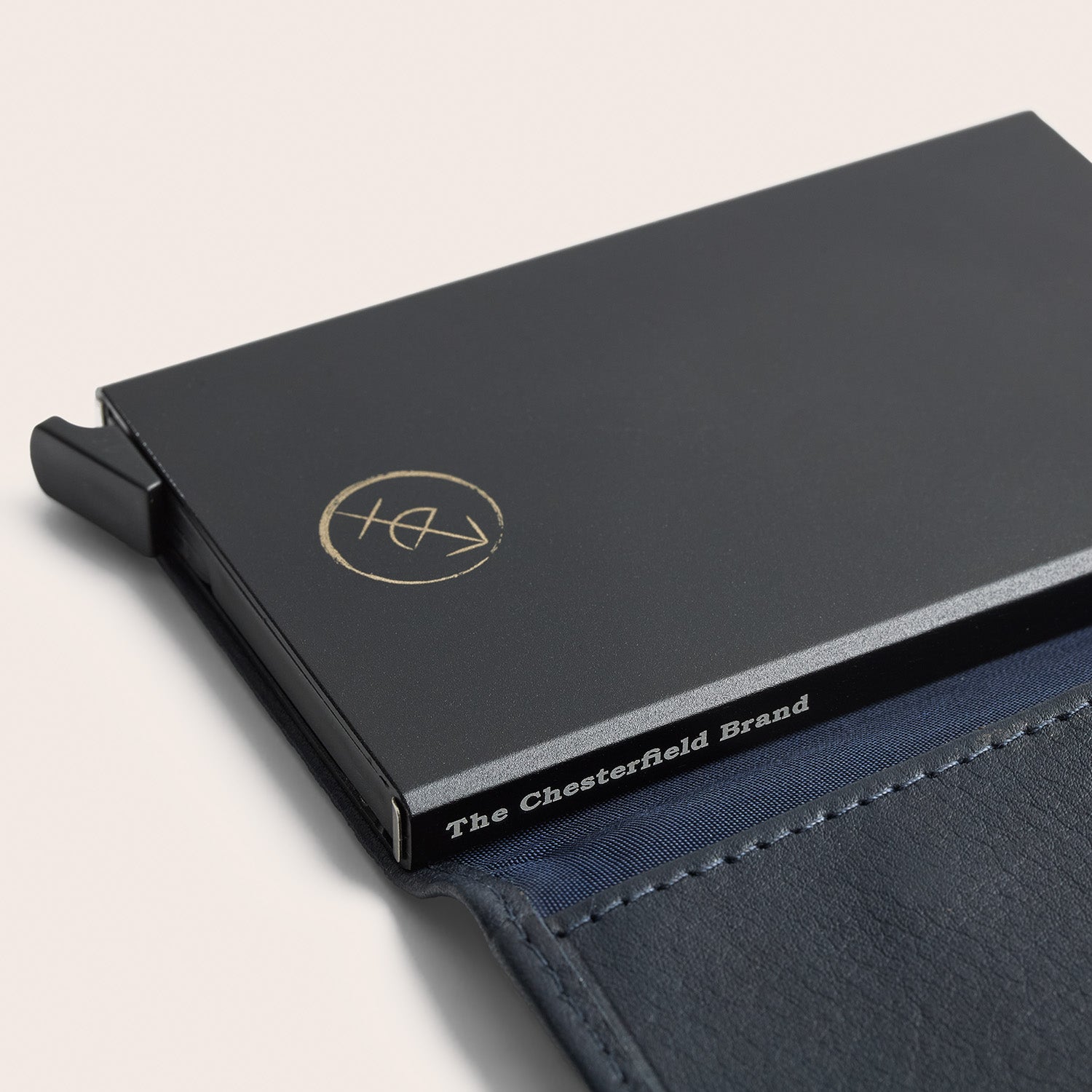 Leren Pasjeshouder Navy Bennett