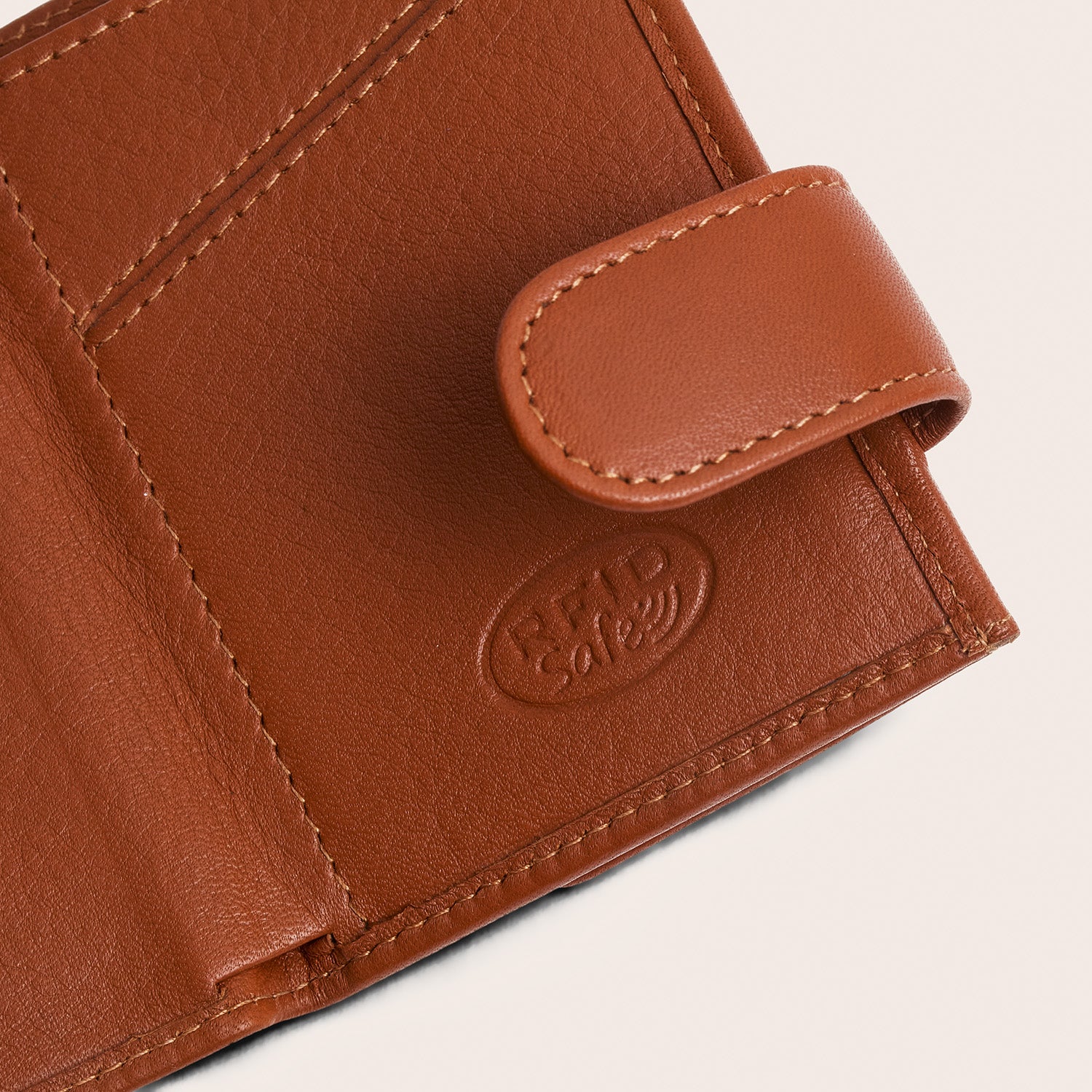 Leren Pasjeshouder Cognac Bennett
