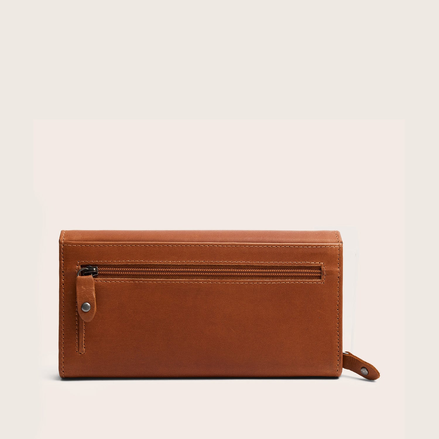 Leder Geldbörse Cognac Sella