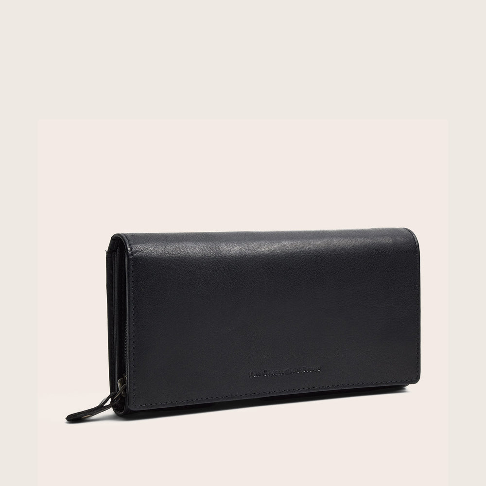 Portefeuille en Cuir Noir Merritt
