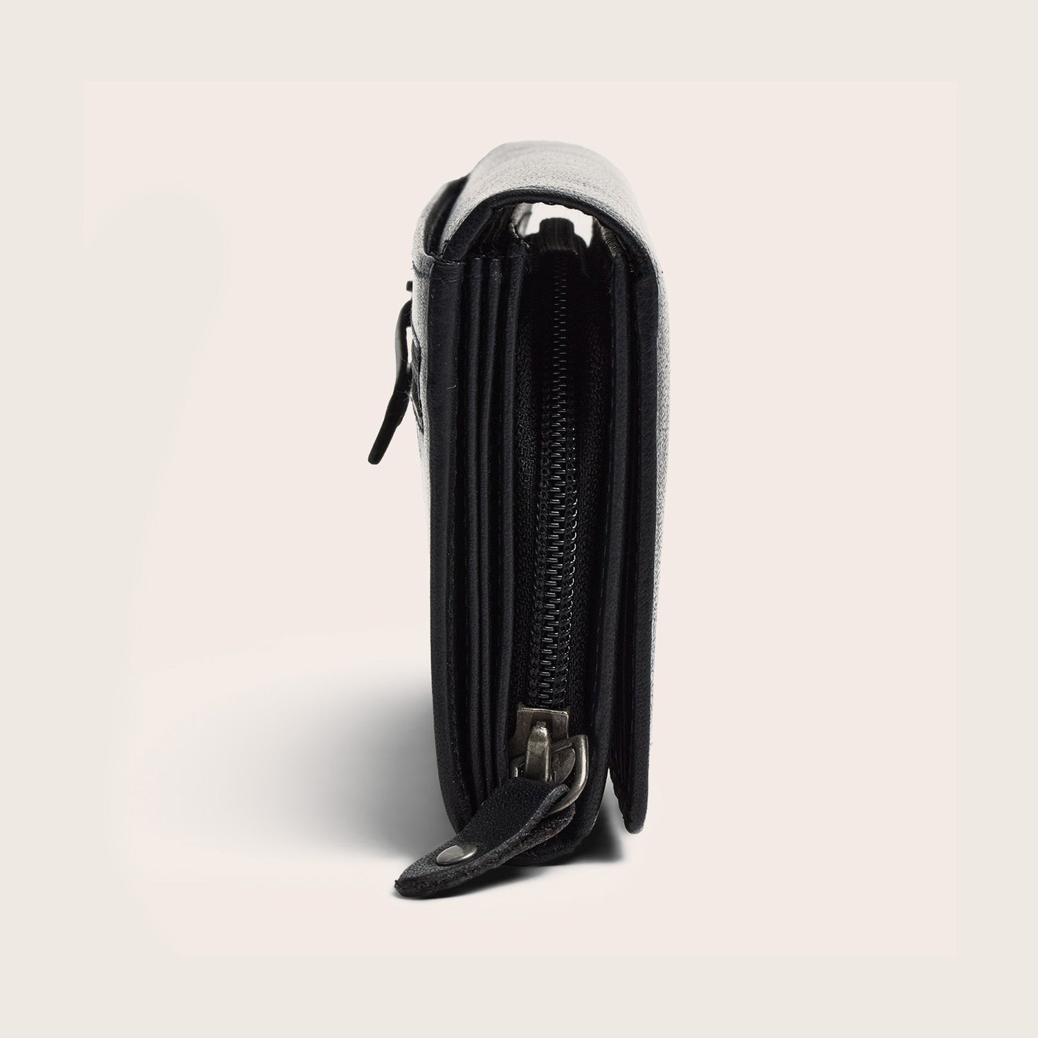 Leather Wallet Black Merritt