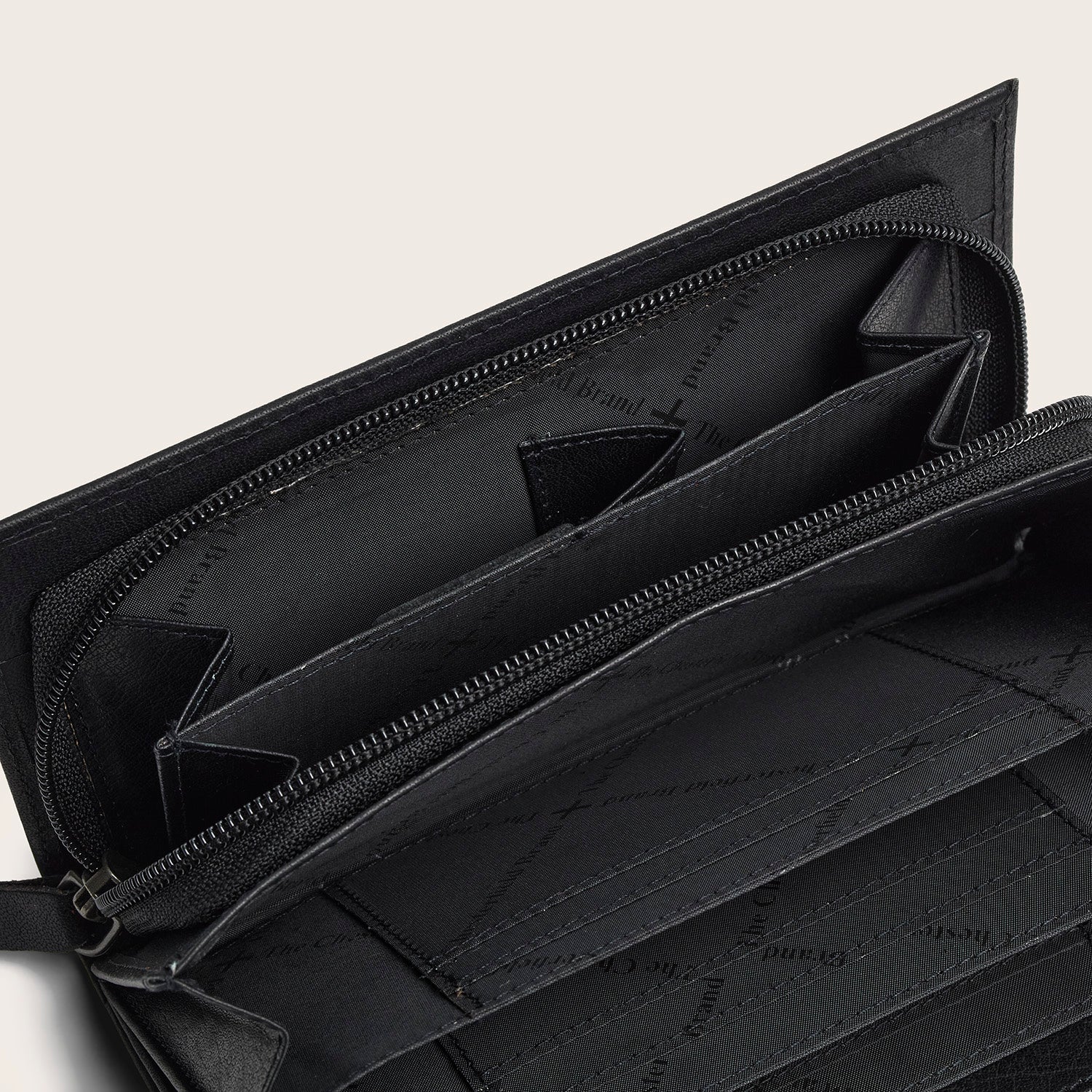 Leather Wallet Black Merritt