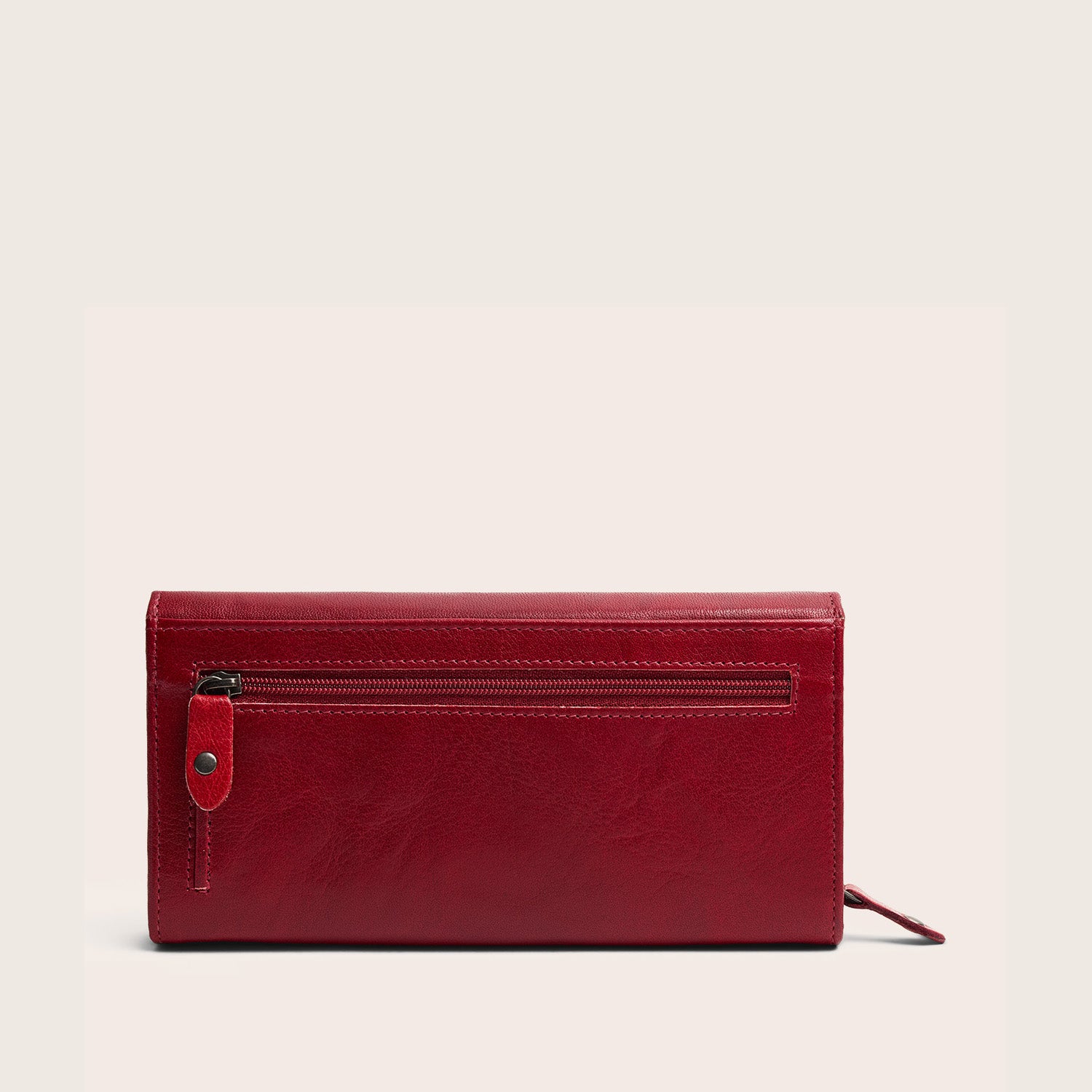 Leather Wallet Red Merritt