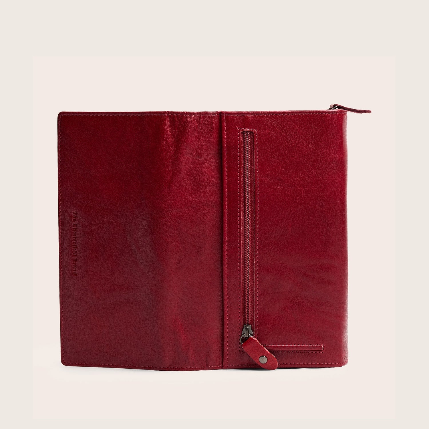 Leather Wallet Red Merritt