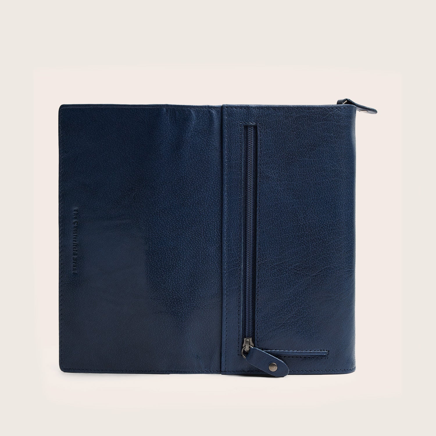 Leather Wallet Navy Merritt