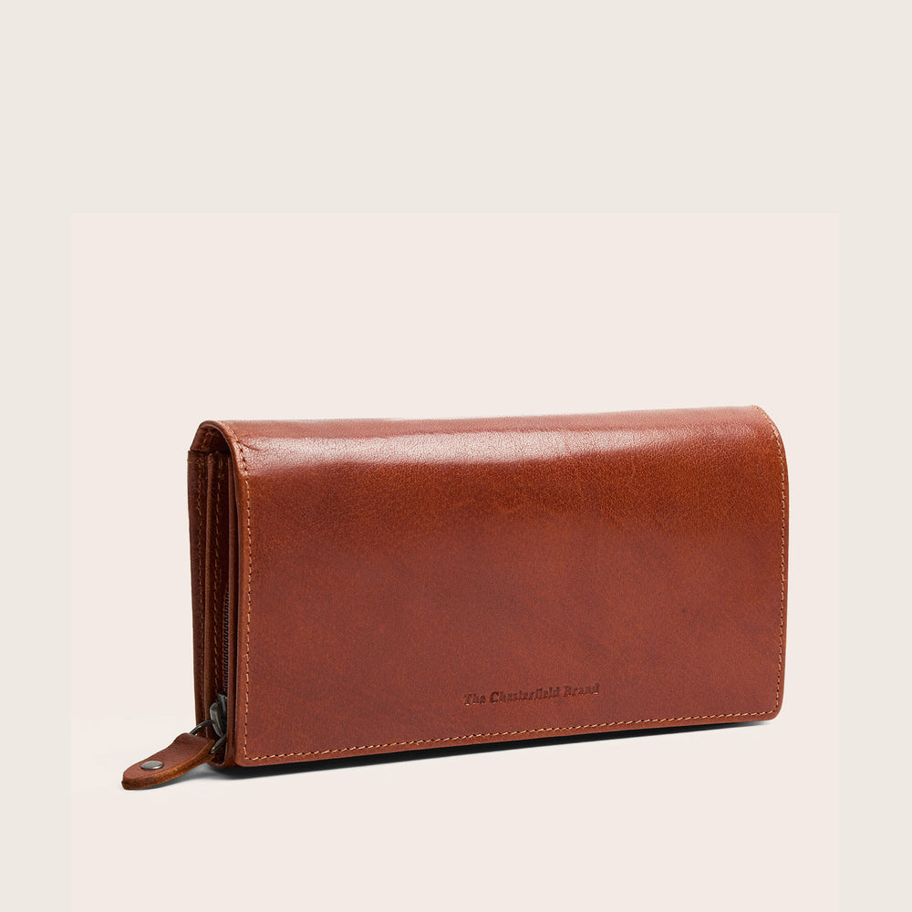 Portefeuille en Cuir Cognac Merritt