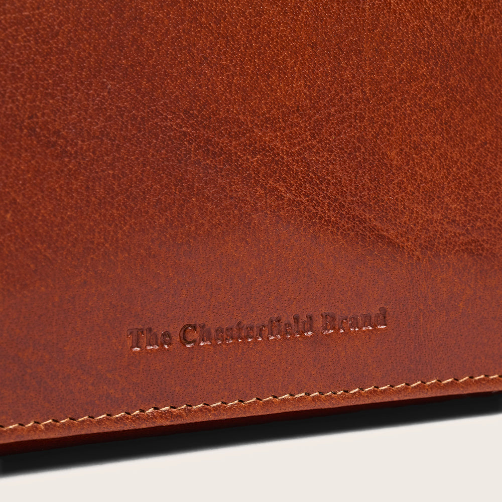 Portefeuille en Cuir Cognac Merritt