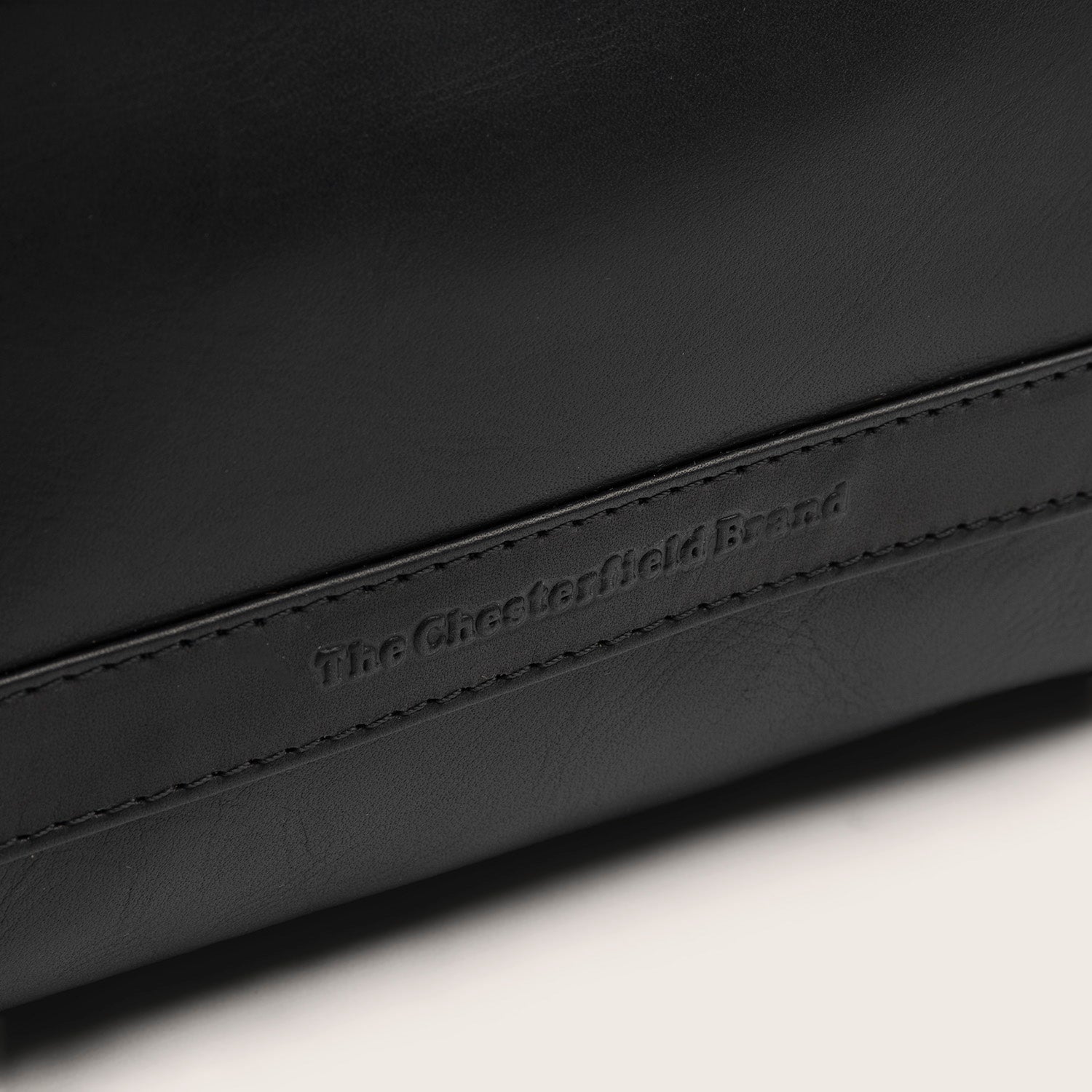 Leder Kulturtasche Schwarz Tavira