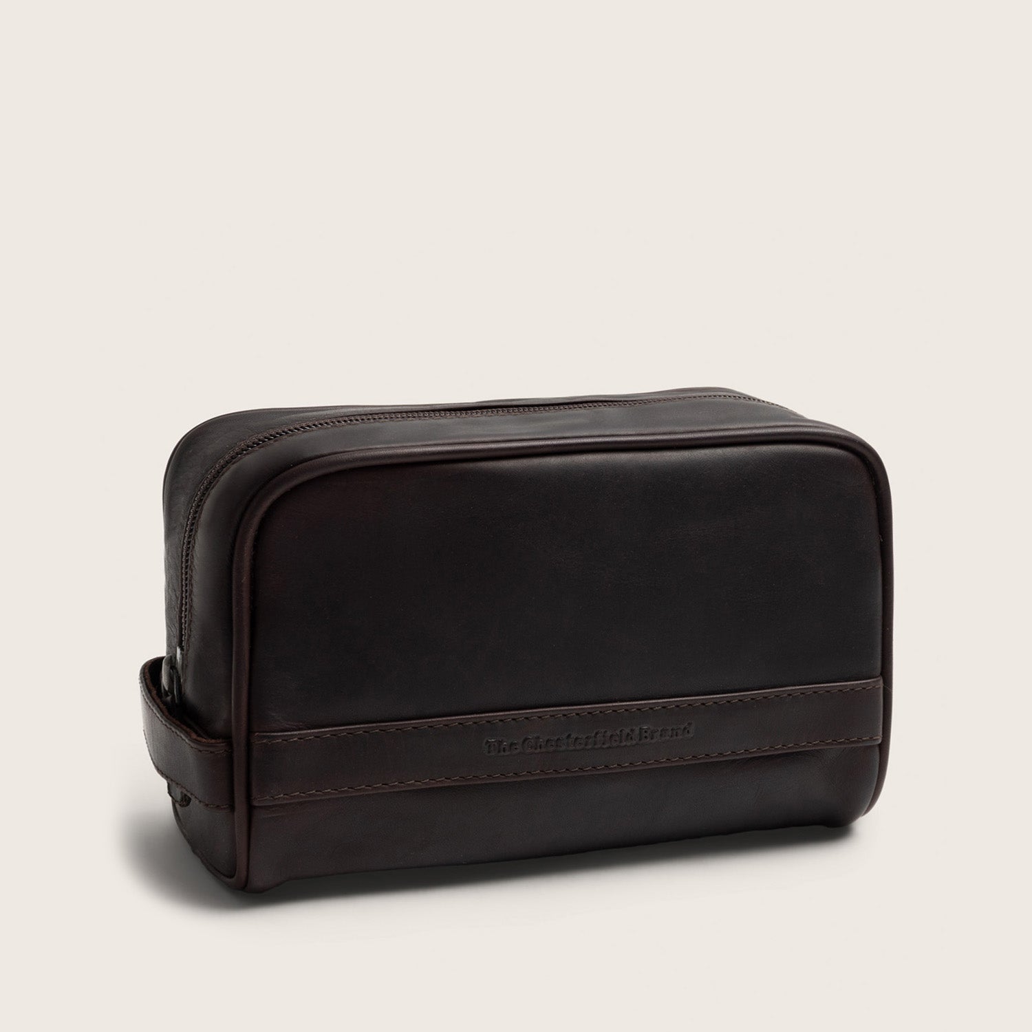 Leder Kulturtasche Braun Tavira