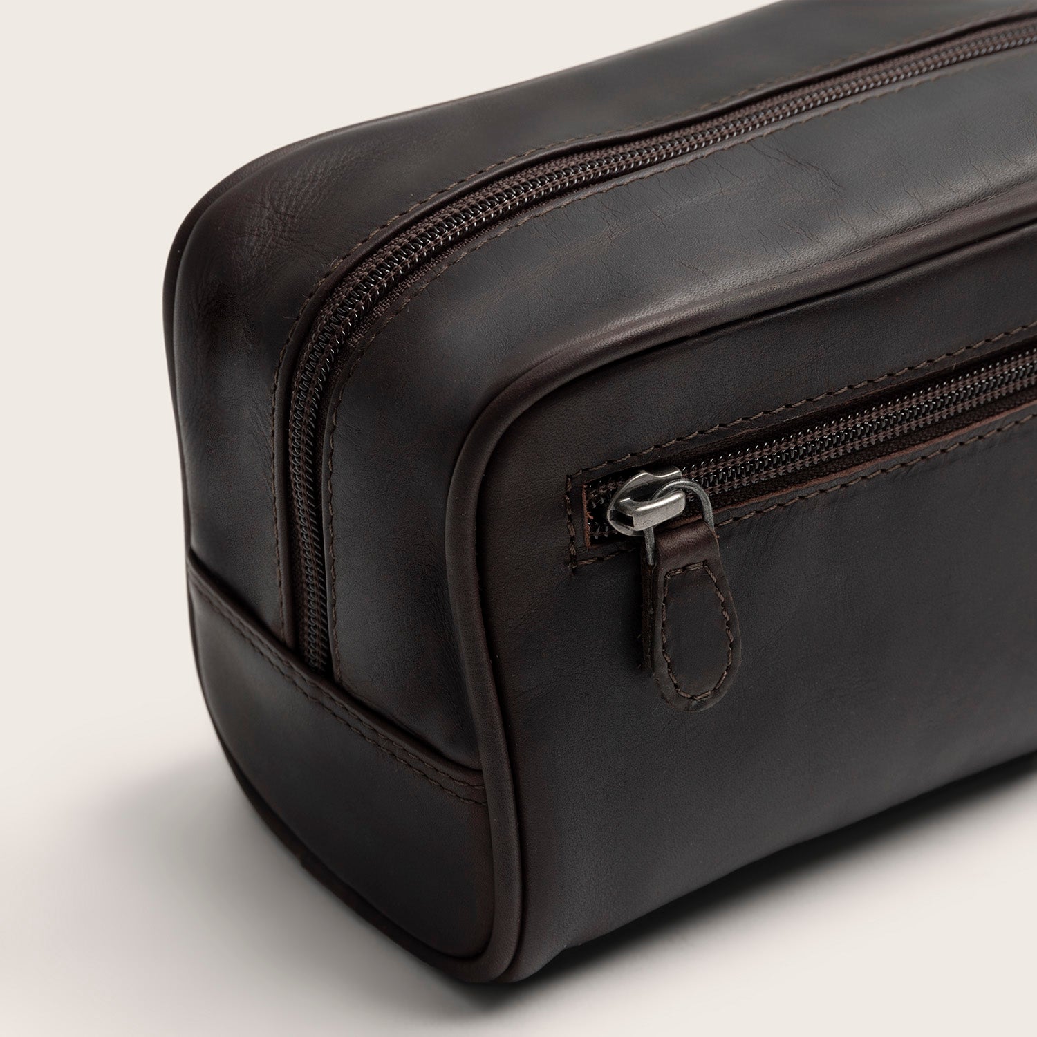 Leder Kulturtasche Braun Tavira