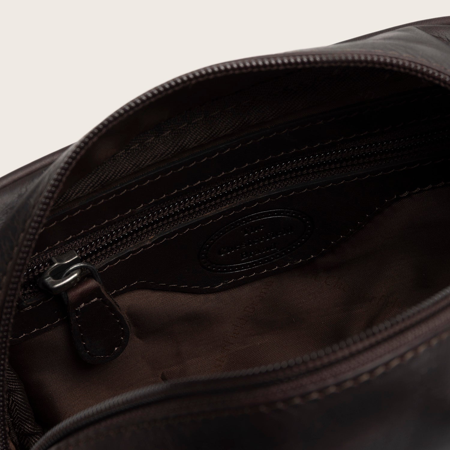 Leder Kulturtasche Braun Tavira