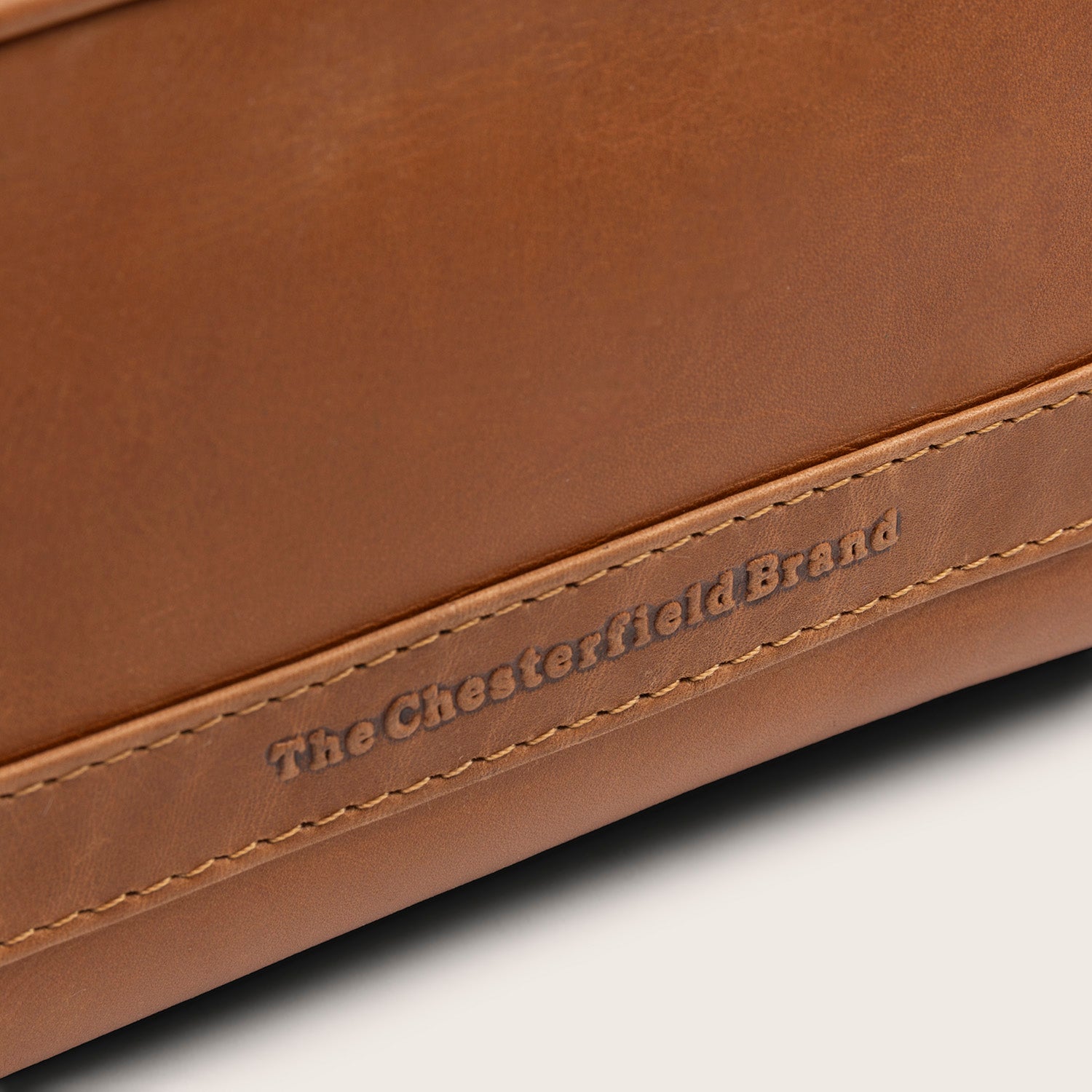 Leder Kulturtasche Cognac Tavira