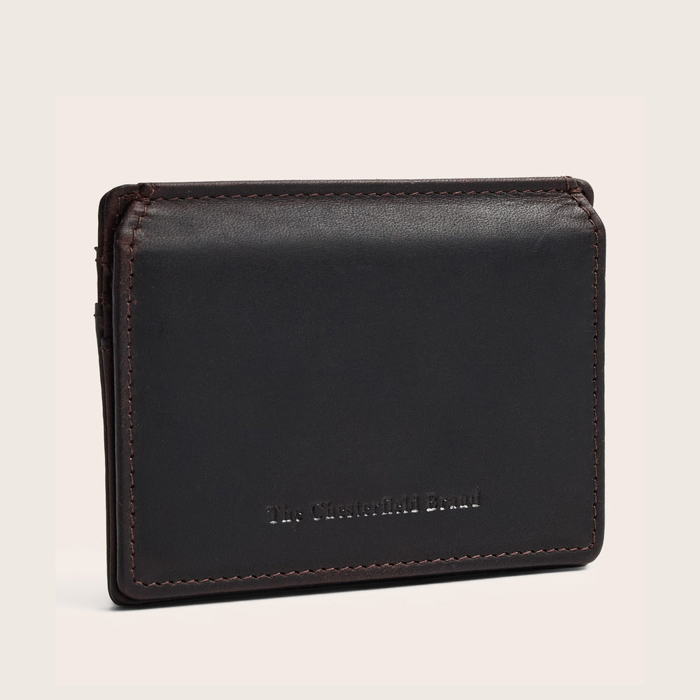 Porte-cartes en Cuir Marron Ivalo