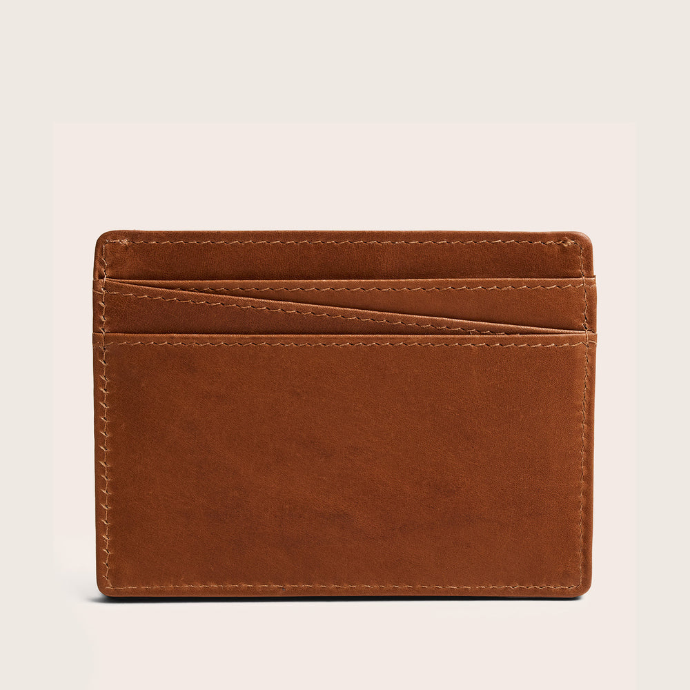Porte-cartes en Cuir Cognac Ivalo