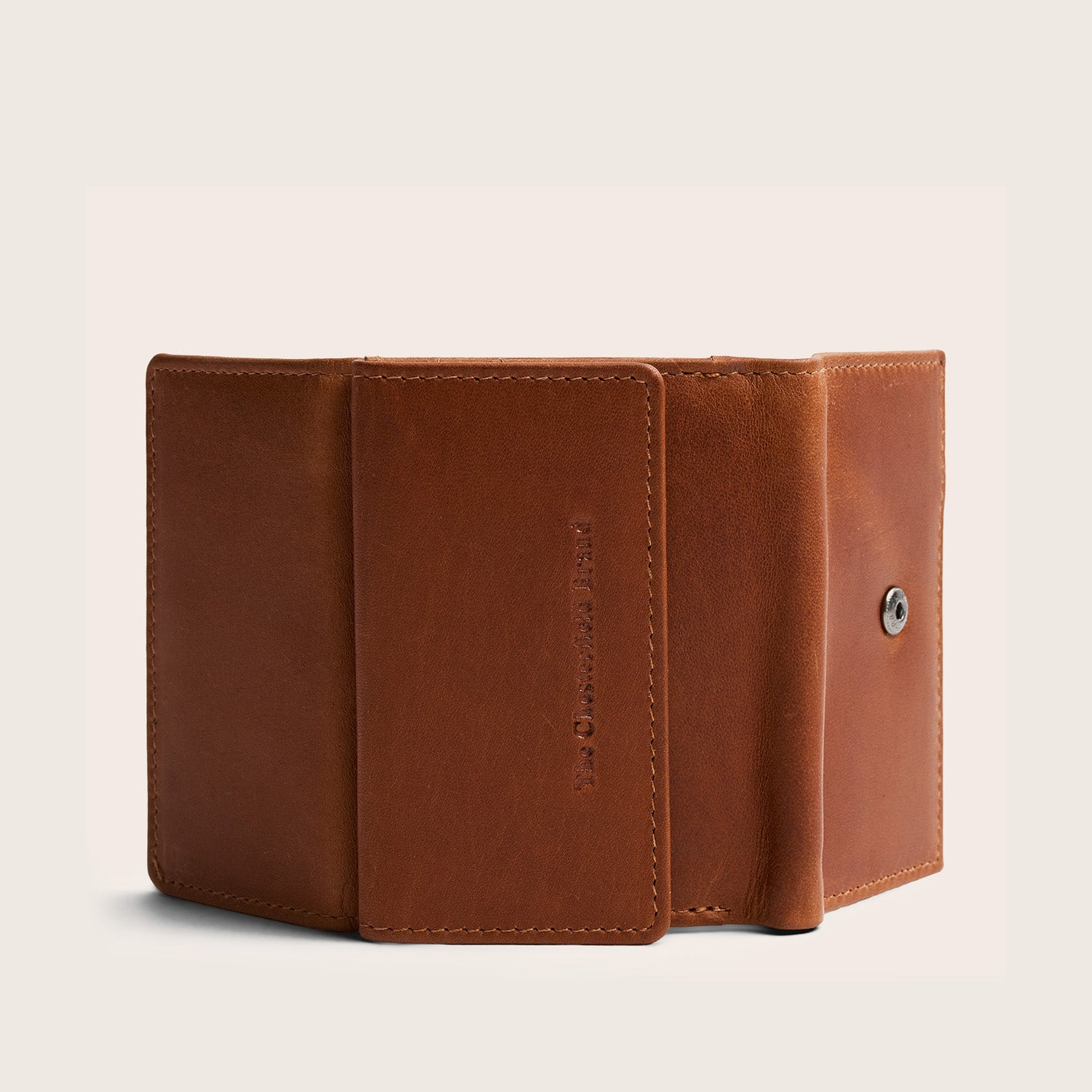 Leder Geldbörse Cognac Avena