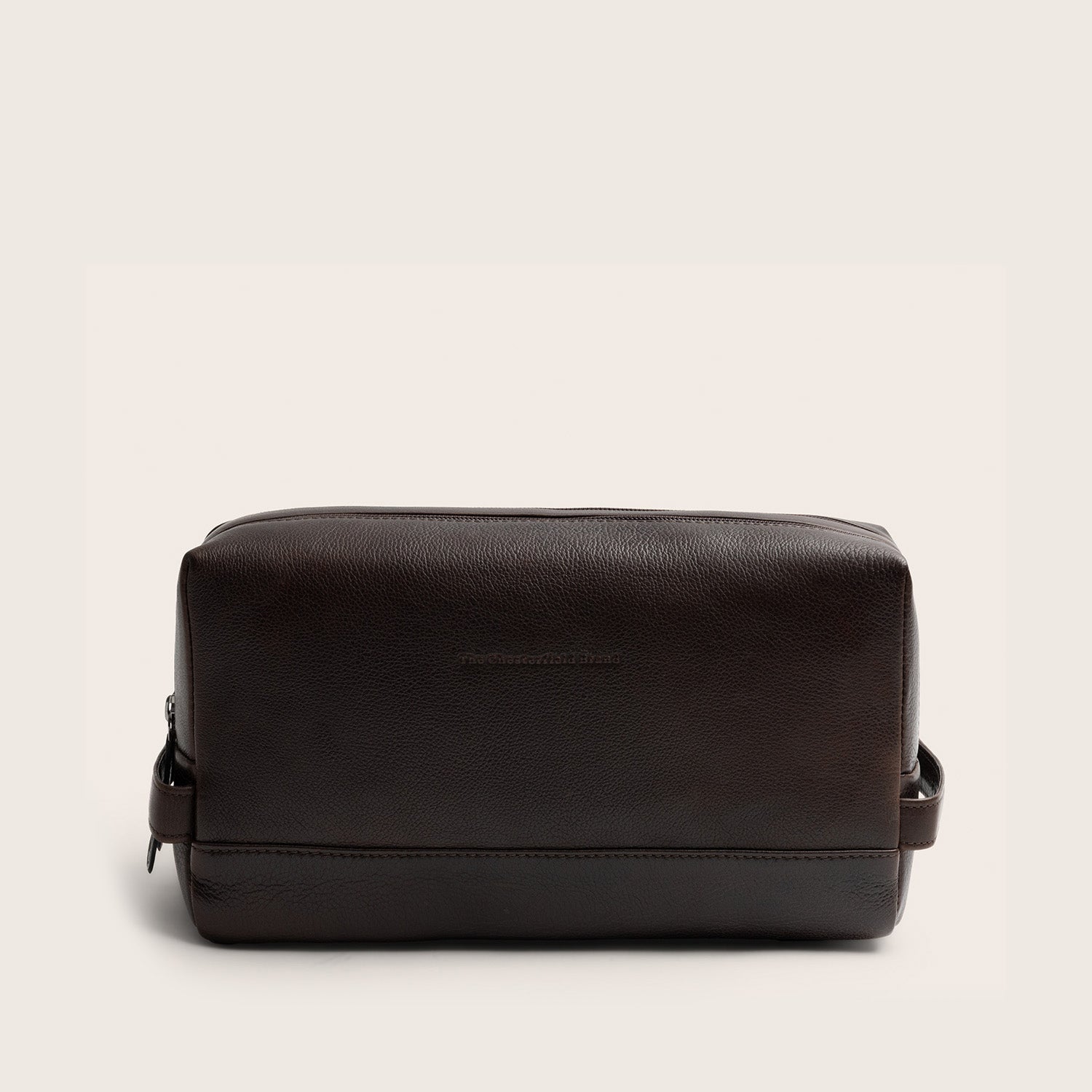 Leder Kulturtasche Braun Montelaro