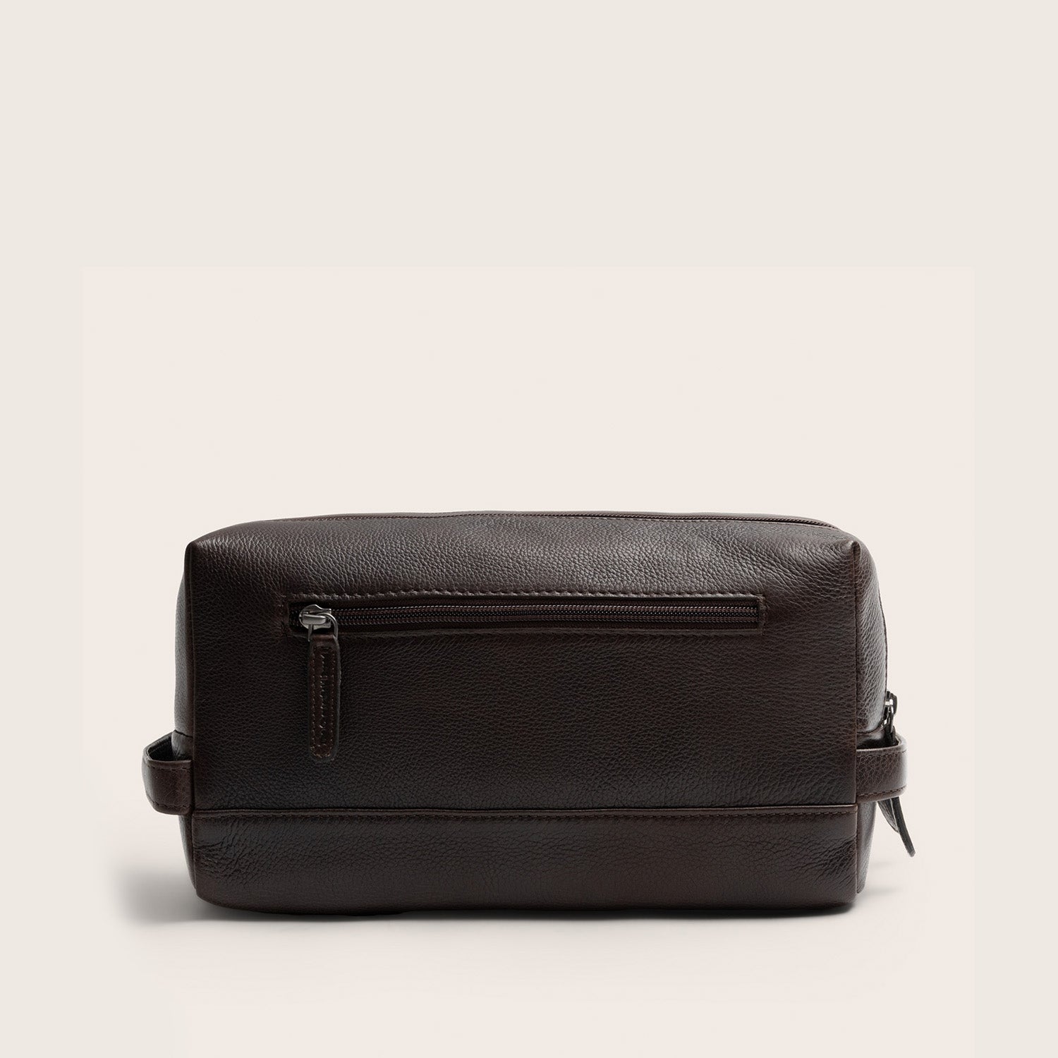 Leder Kulturtasche Braun Montelaro