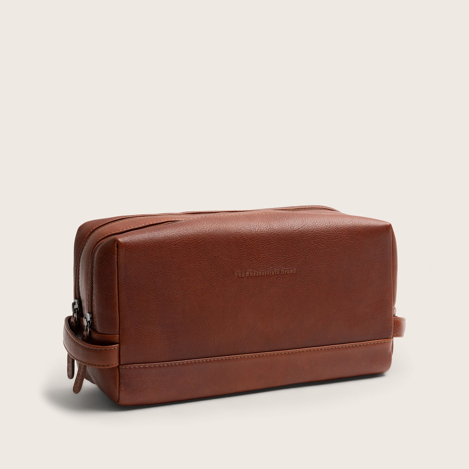 Leren Toilettas Cognac Montelaro