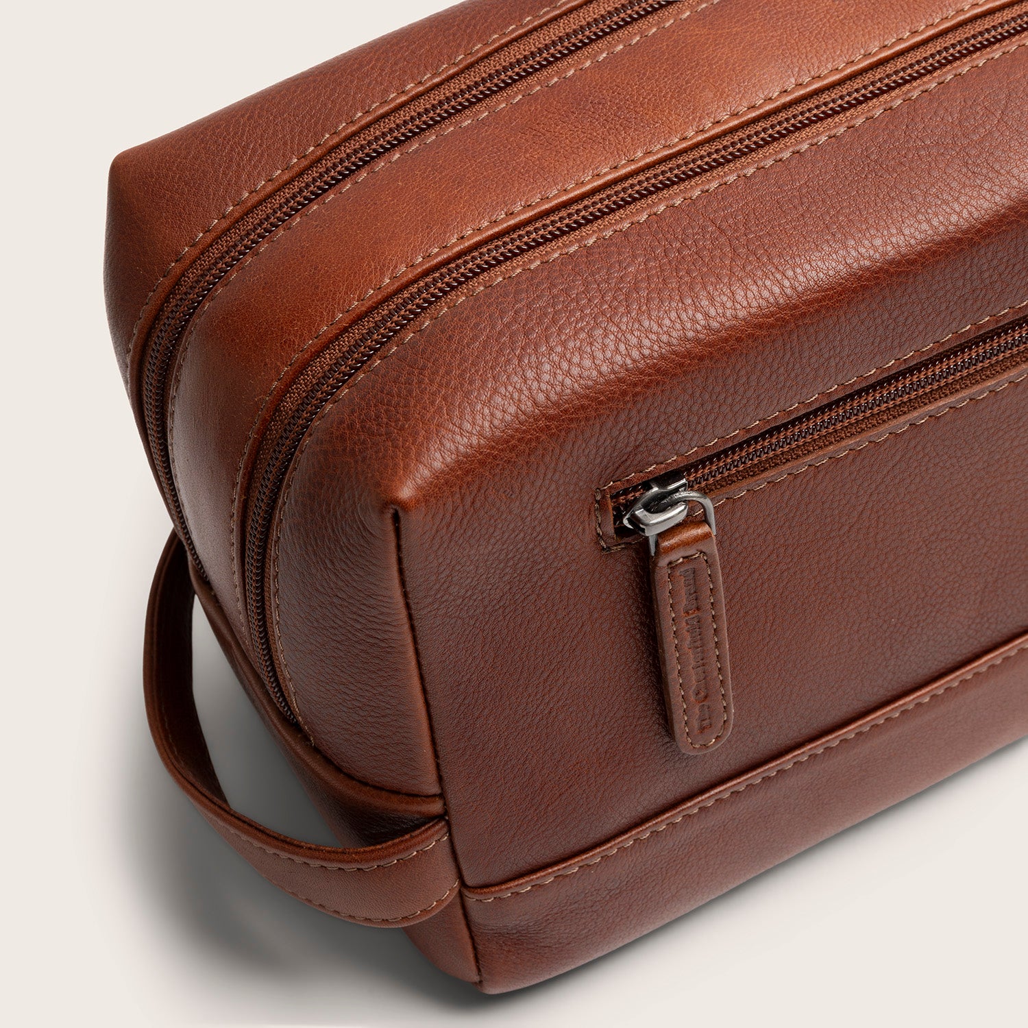 Leren Toilettas Cognac Montelaro