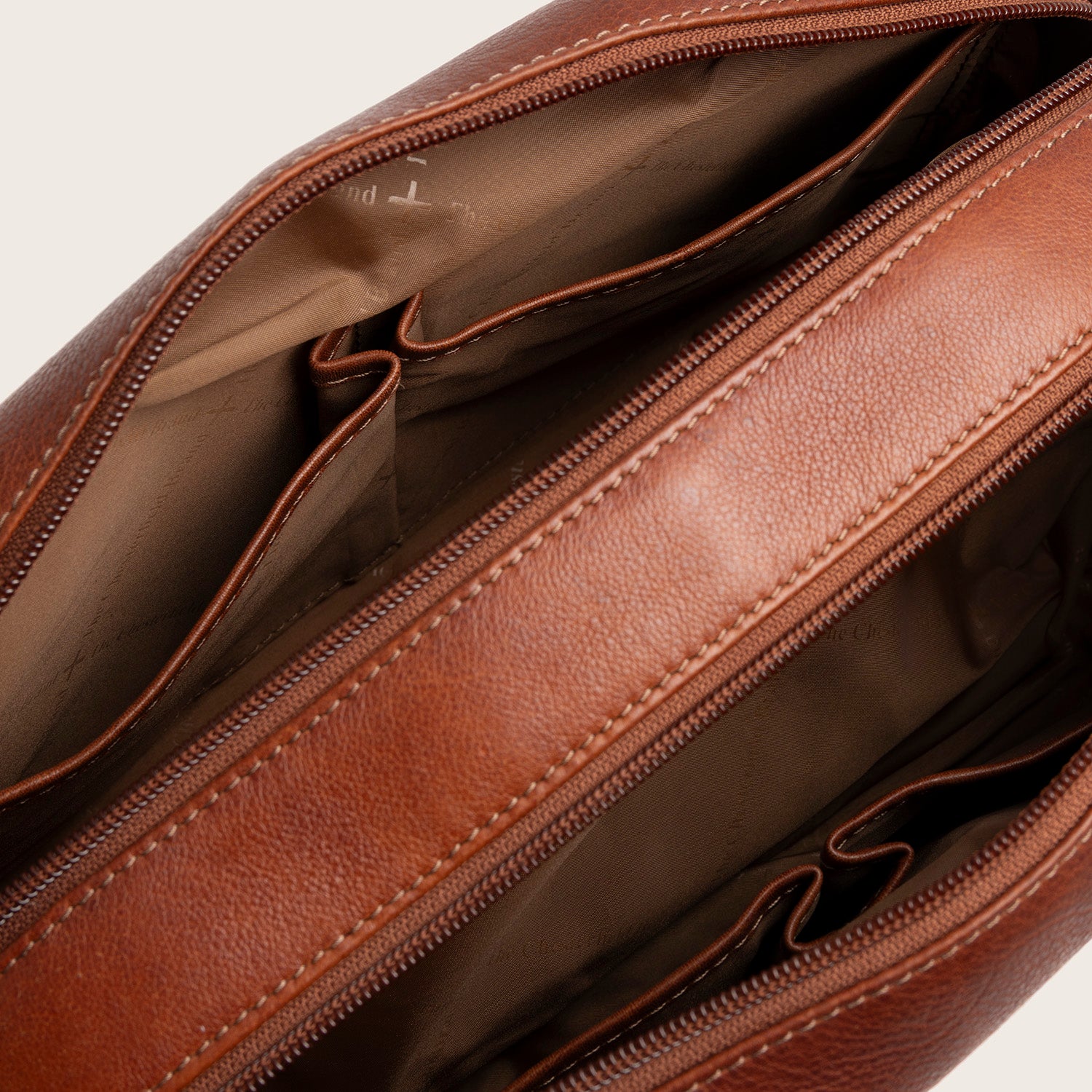 Leren Toilettas Cognac Montelaro