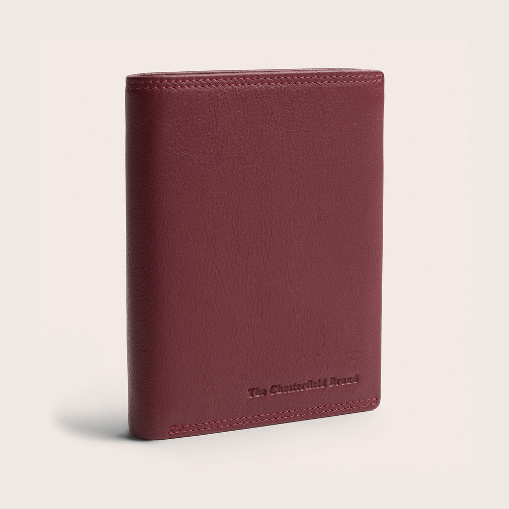 Leren Portemonnee Rood Frederick
