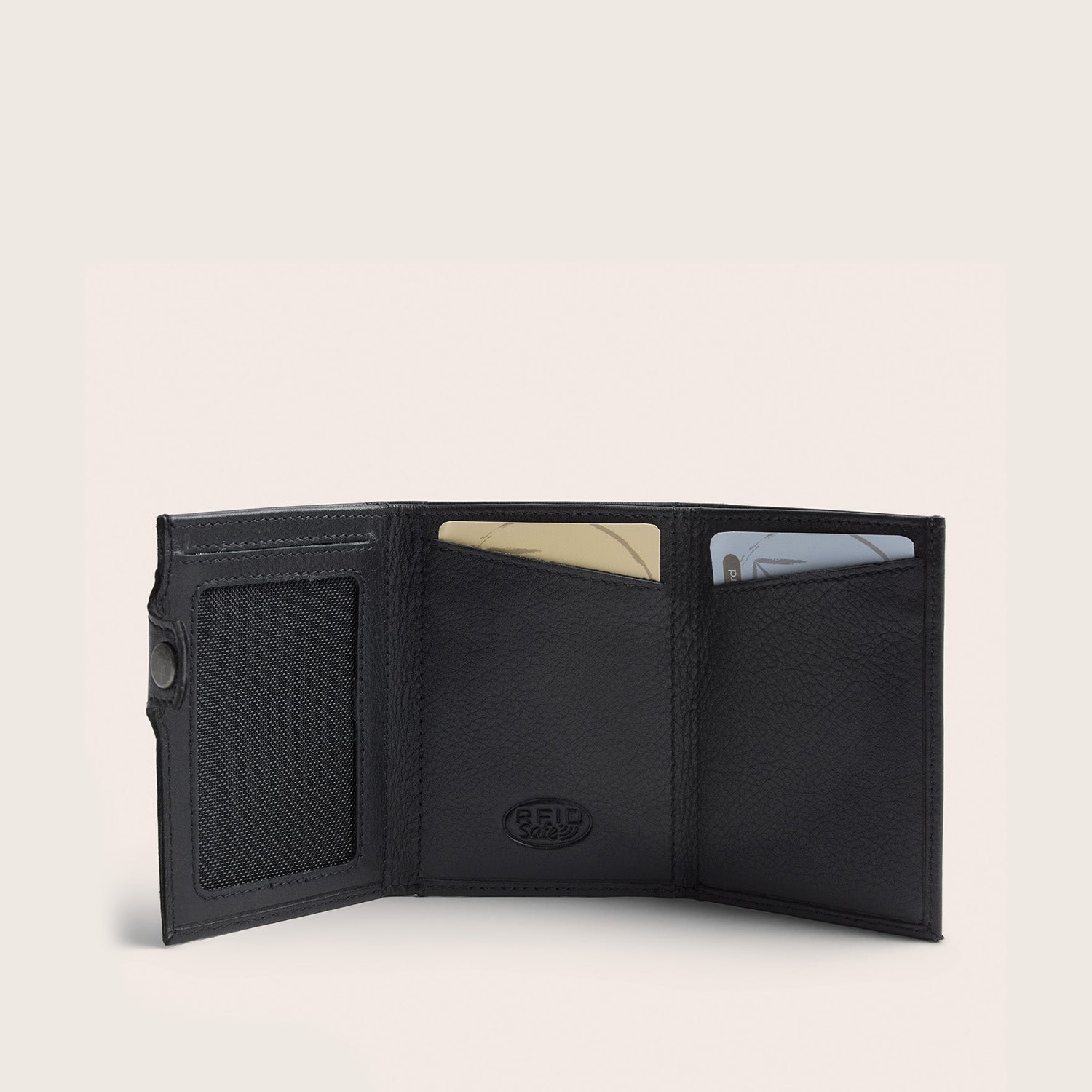 Leder Geldbörse Schwarz Ebro