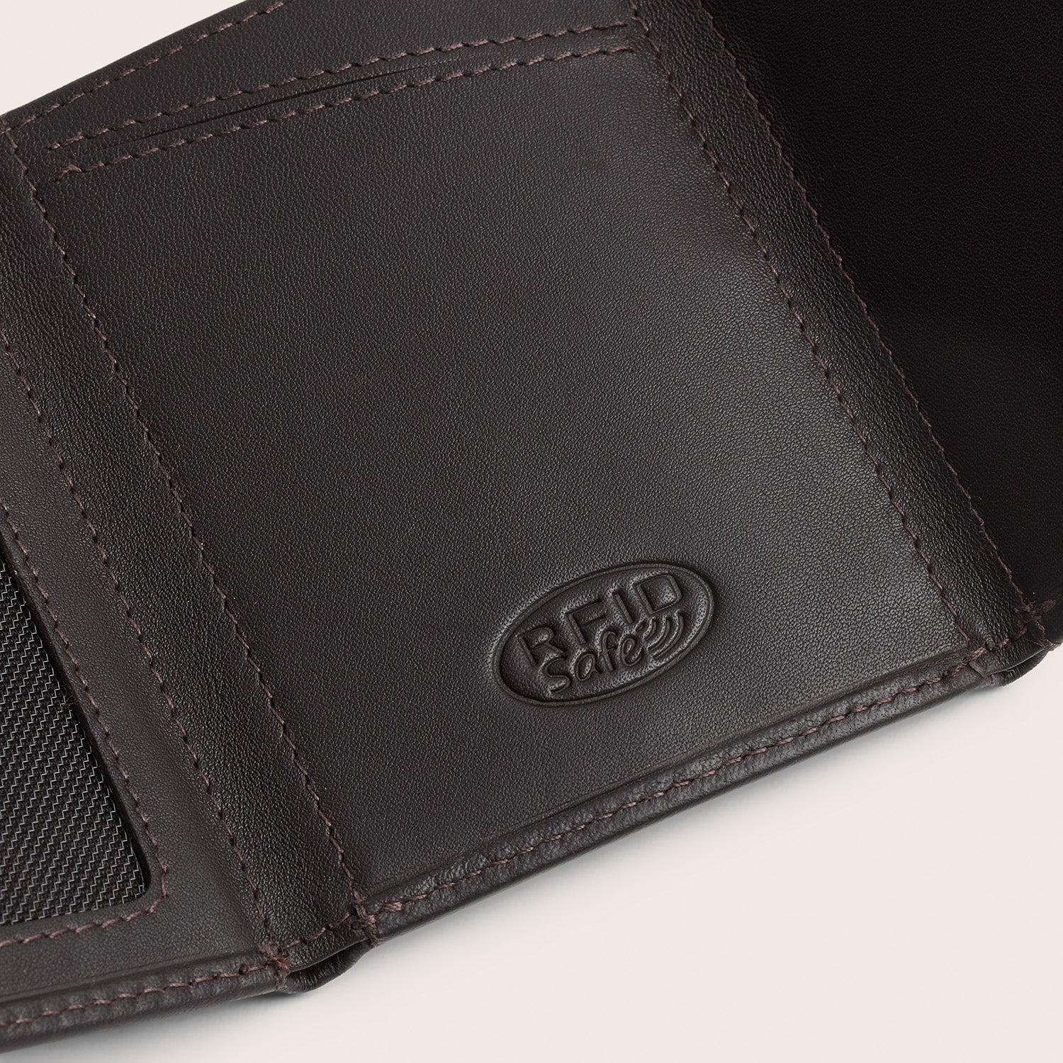 Leder Geldbörse Braun Ebro