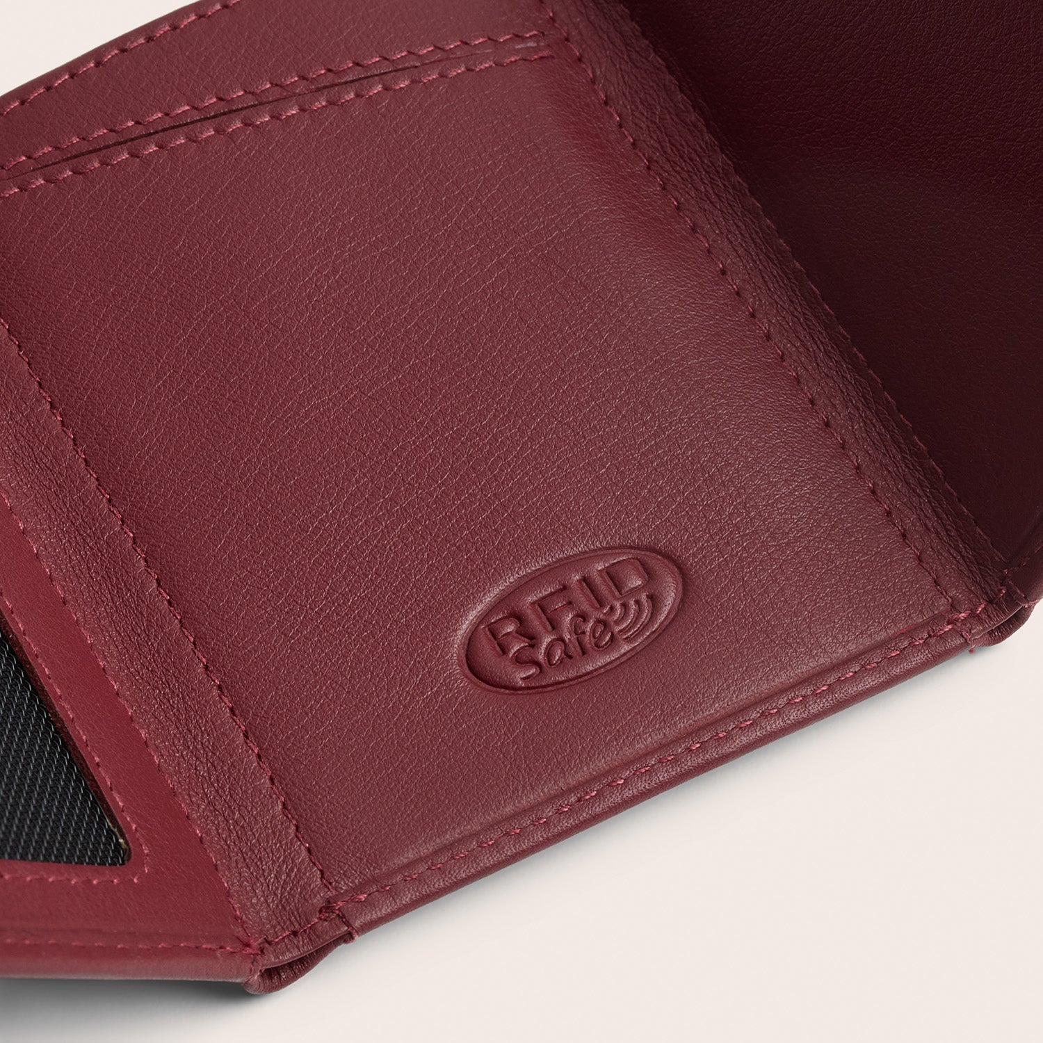Leder Geldbörse Rot Ebro