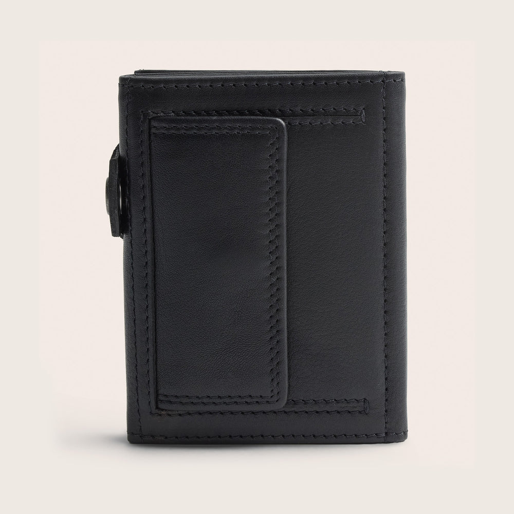 Portefeuille en Cuir Noir Zadar