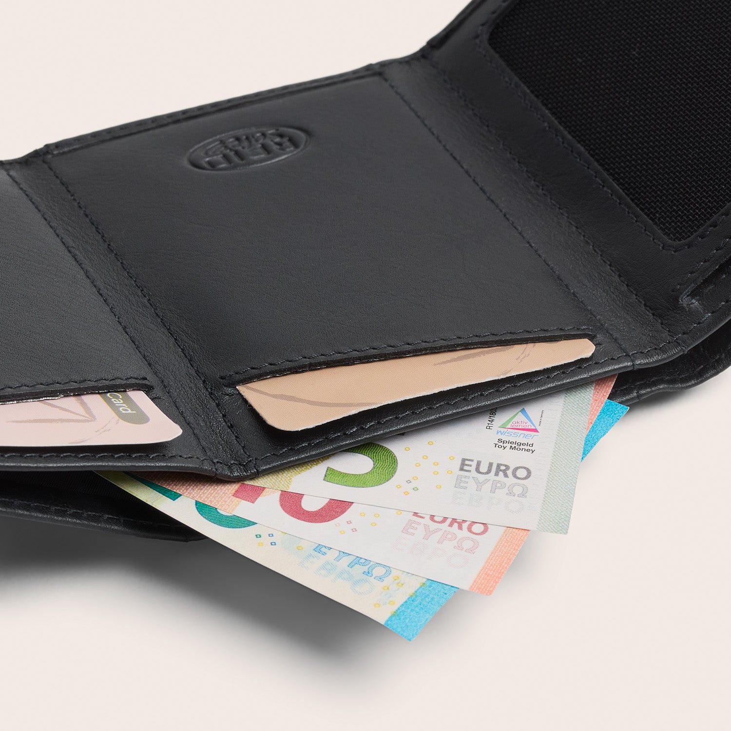 Leather Wallet Black Zadar