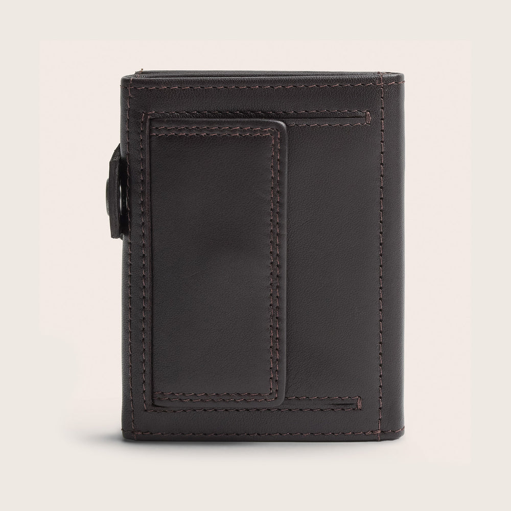 Portefeuille en Cuir Marron Zadar