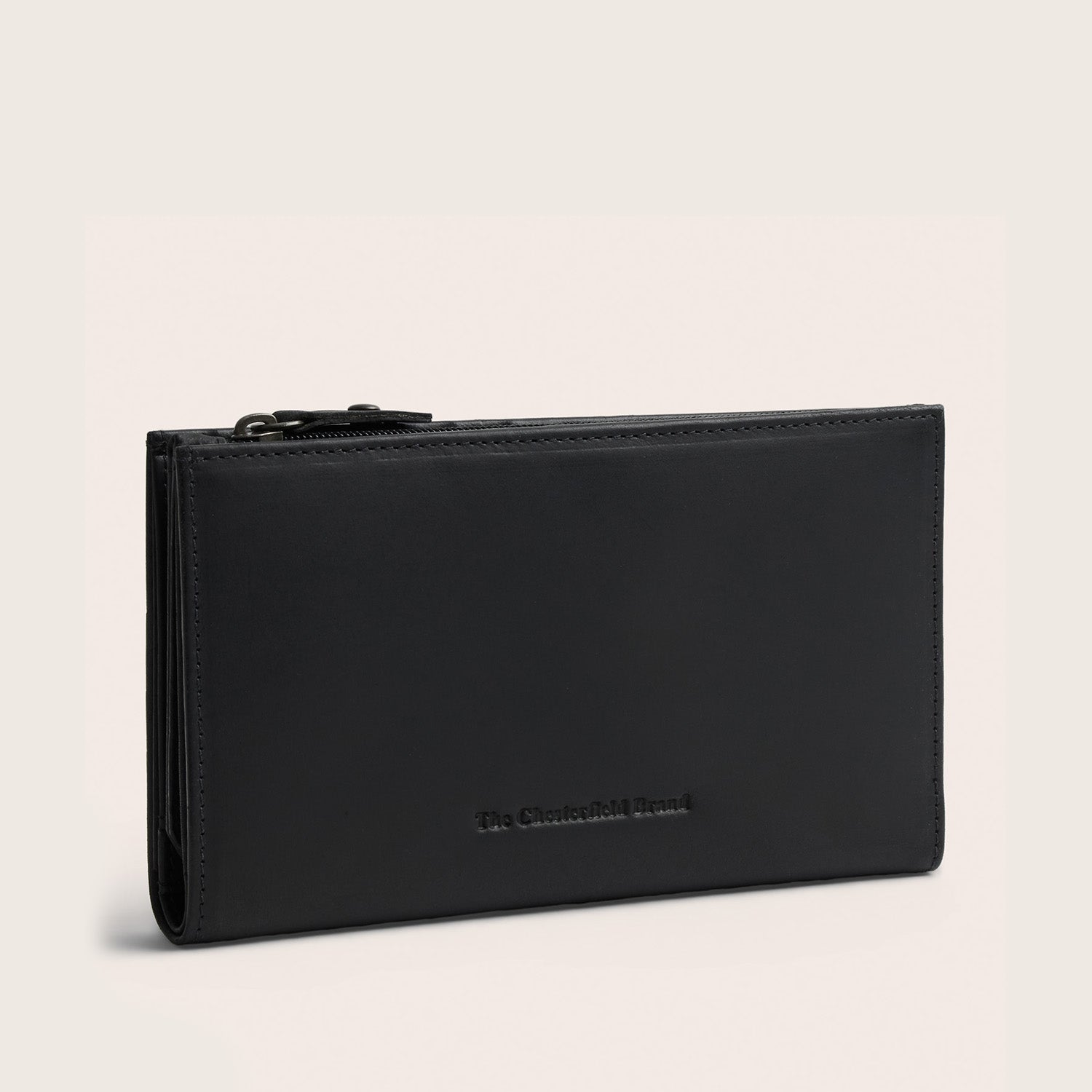Leder Geldbörse Schwarz Seline