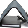 Leather Card Holder Light Grey Delsbo