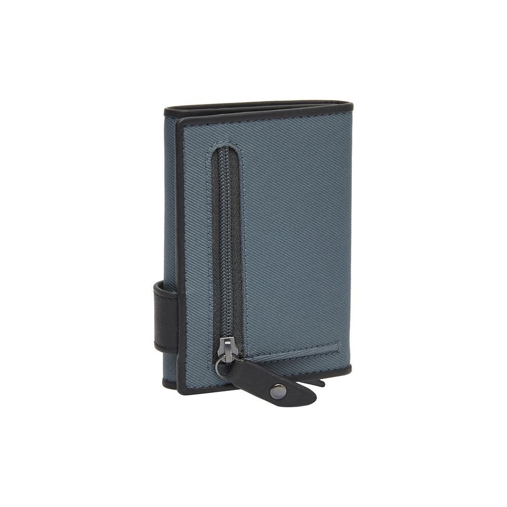 Leather Card Holder Light Grey Delsbo