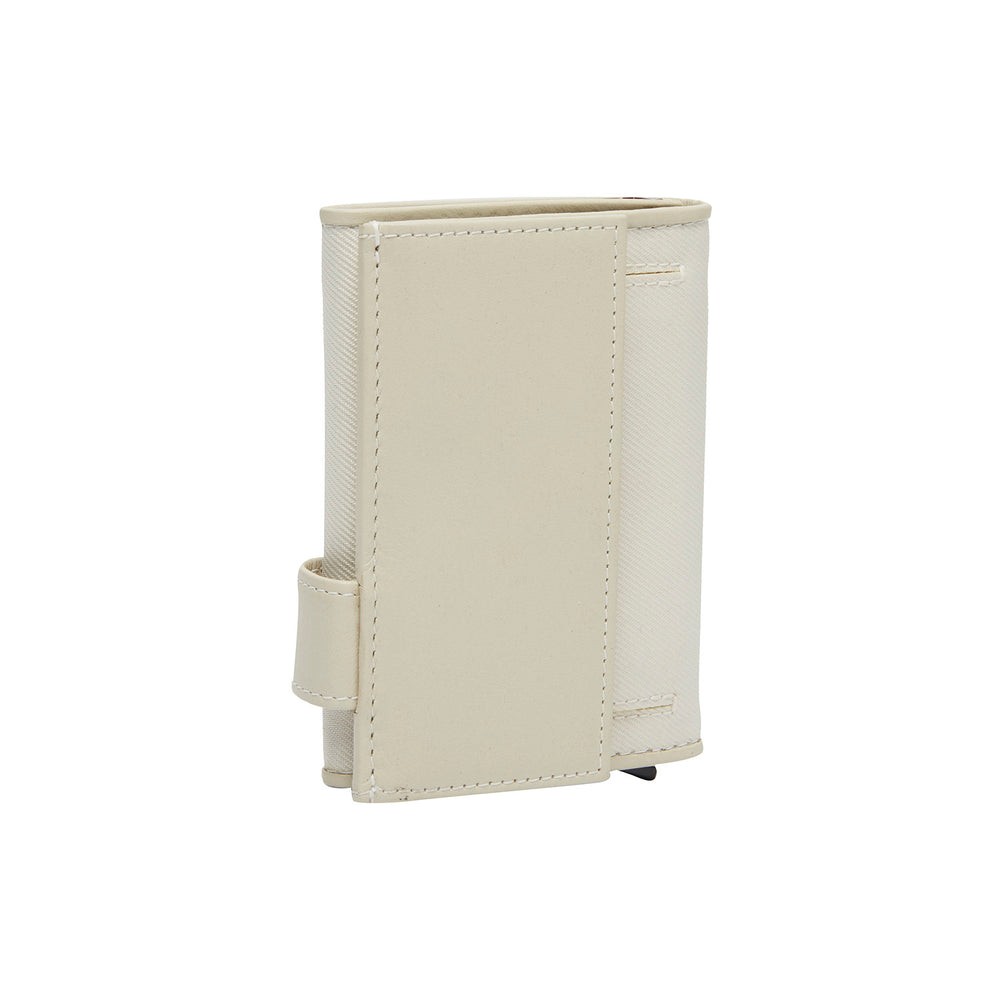 Leather Card Holder Off White Sabana