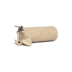 Étui à Crayons en Cuir Case Vert Océan Lilybell