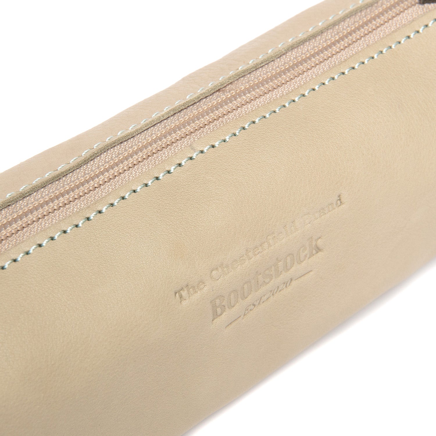 Leather Pencil Case Ocean Green Lilybell