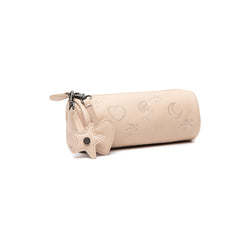 Étui à Crayons en Cuir Case Beige Lilybell