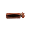 Leather Pencil Case Cognac Lilybell