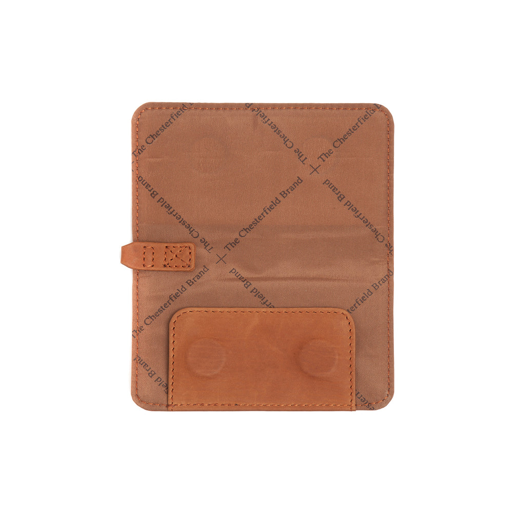 Geschenkset Leder Kulturtasche Cognac Stacey mit Rituals Duschschaum