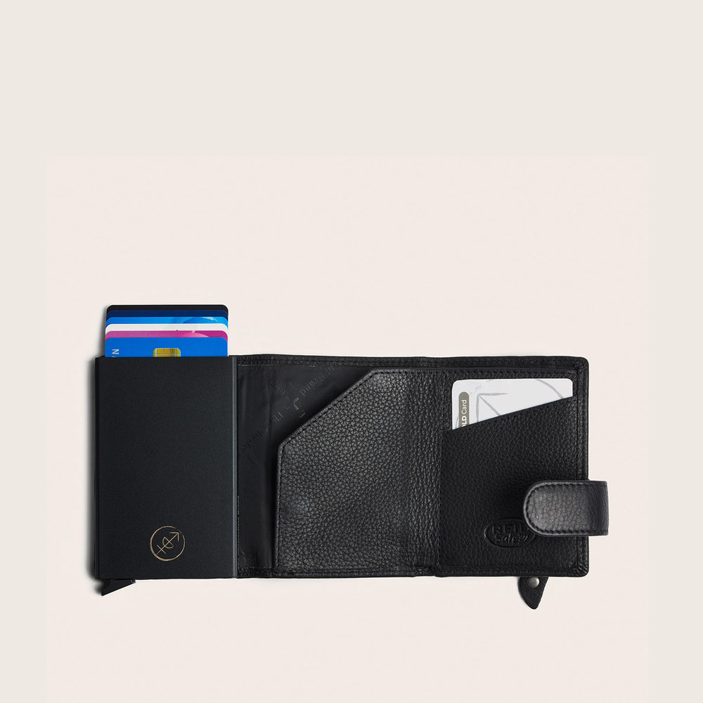 Leather Card Holder Black Somers