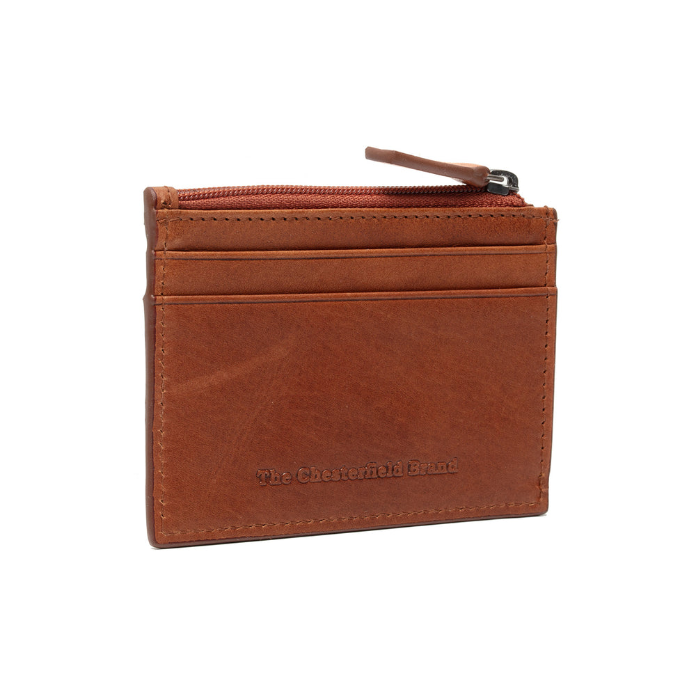 Leather Card Wallet Cognac