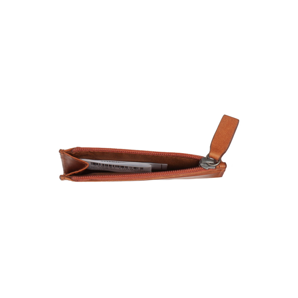 Leather Card Wallet Cognac