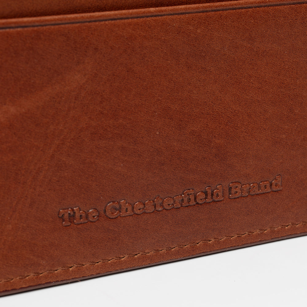 Leather Card Wallet Cognac
