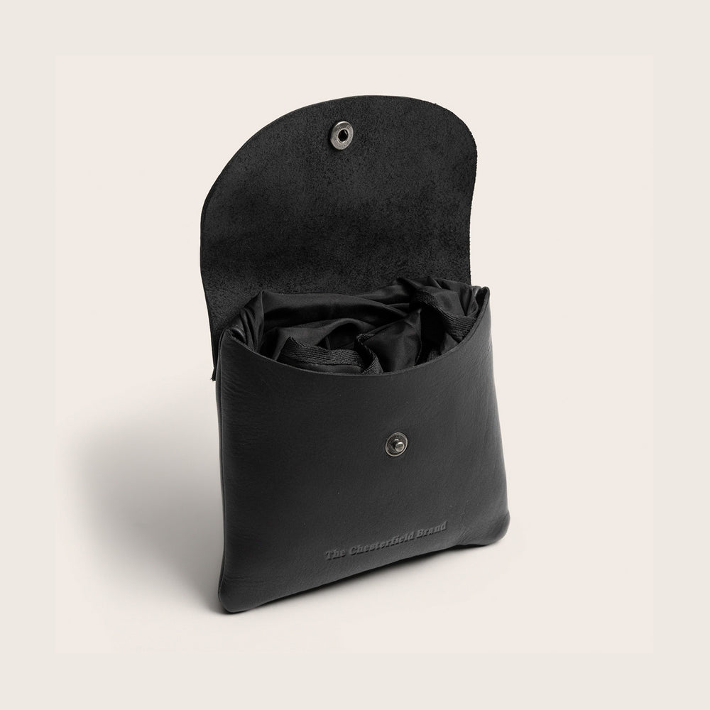 Sac Shopping en Cuir Noir Linaya