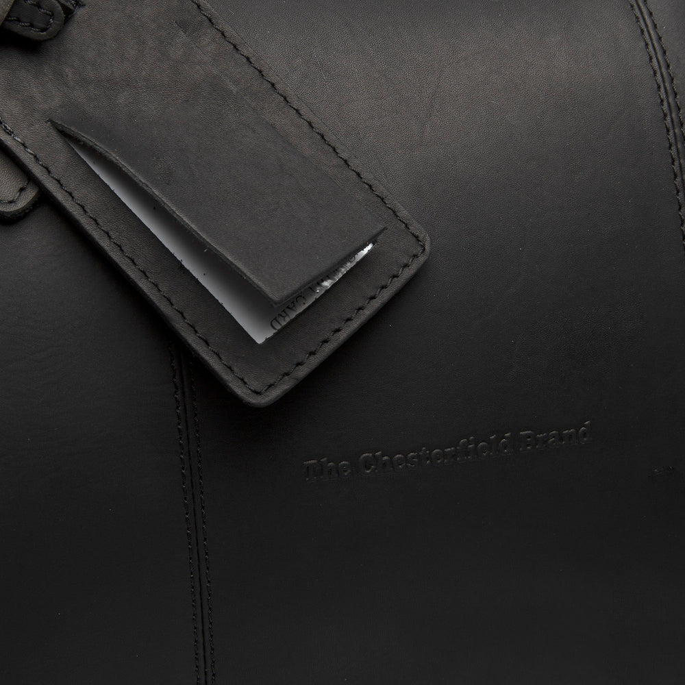 Sac Week-end en Cuir Noir William