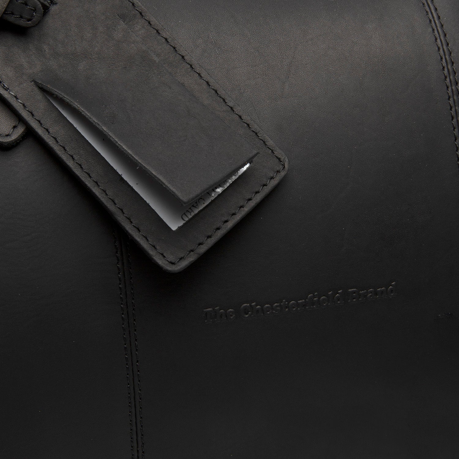 Leather Travel Bag Black William