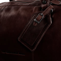Sac de Voyage en Cuir Marron William