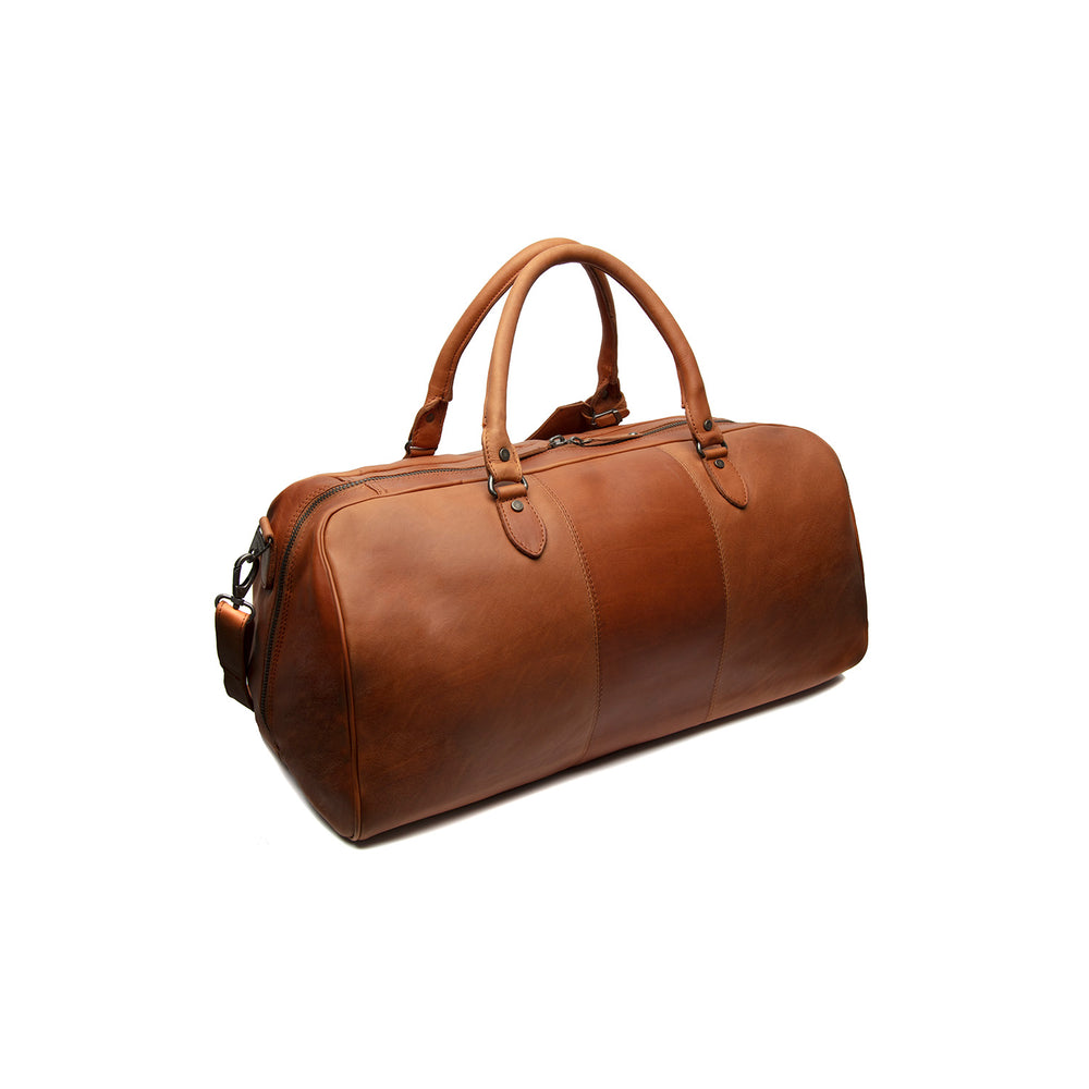 Leather Weekender Bag Cognac William